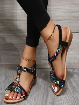 Nerelia - Braided Flat Sandals