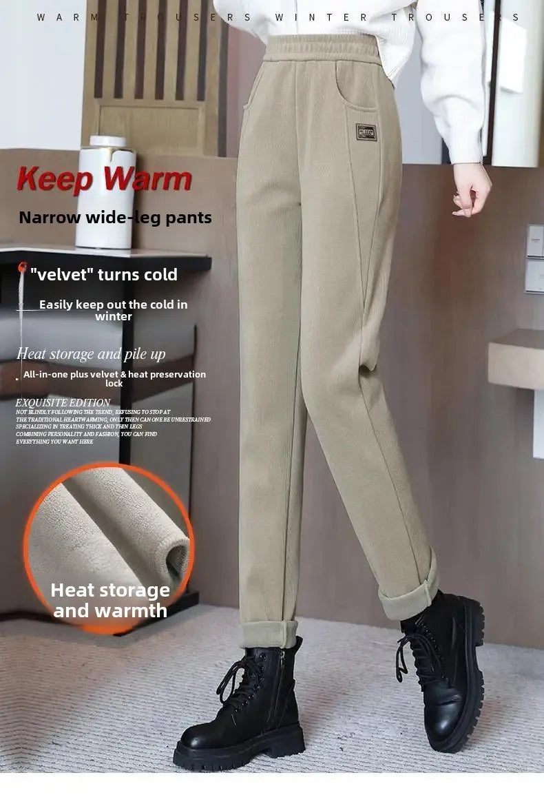 Women’s High-Waist Thermal Trousers
