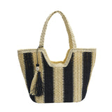 Leisure Straw Woven Carrier Bag