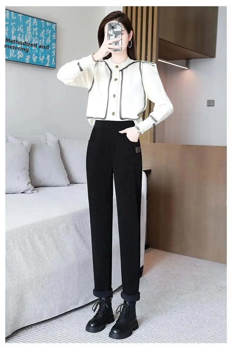 Women’s High-Waist Thermal Trousers