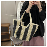 Leisure Straw Woven Carrier Bag