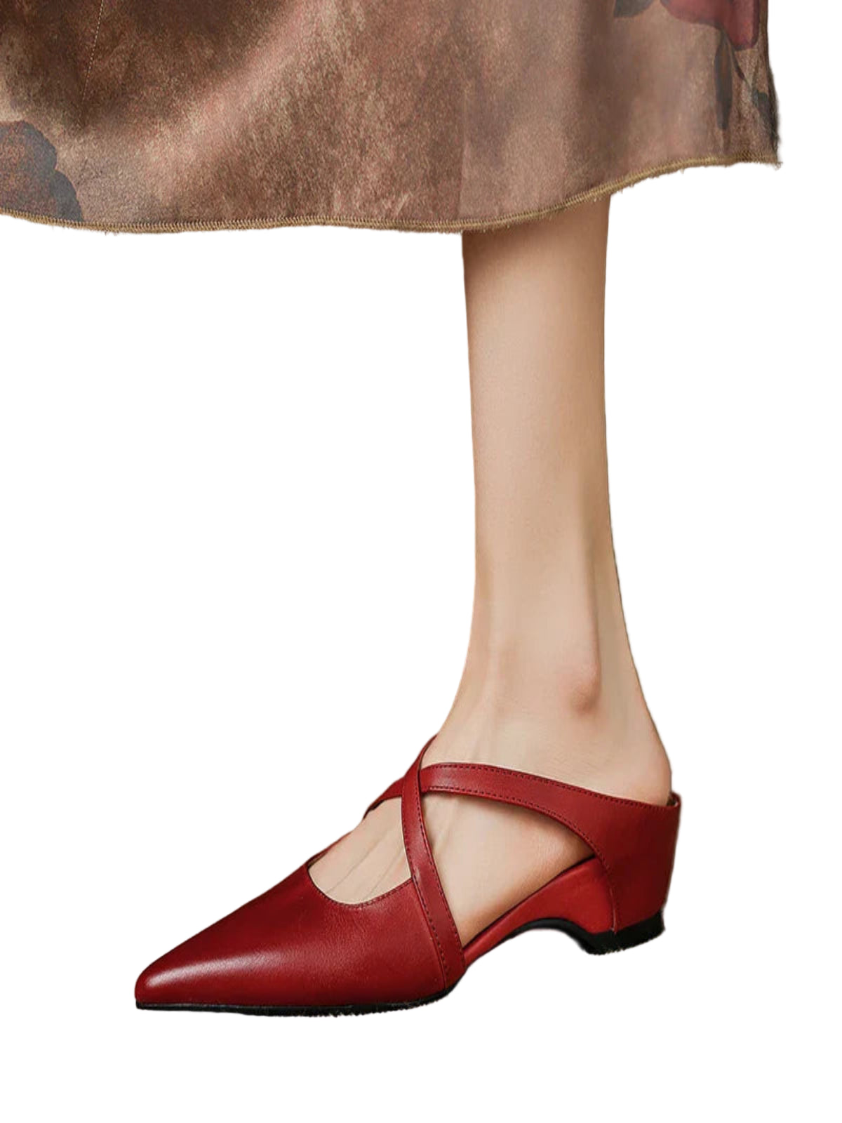 Helene Genuine Leather Mules