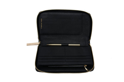 SAVANNAH DESIGNER LAPTOP HANDBAG | BLACK LEATHER | [LIMITED EDITION BUNDLE]-Laptop bag-CODE REPUBLIC-CODE REPUBLIC laptop bags womens laptop bags laptop handbags ladies laptop bags laptop carrying bags