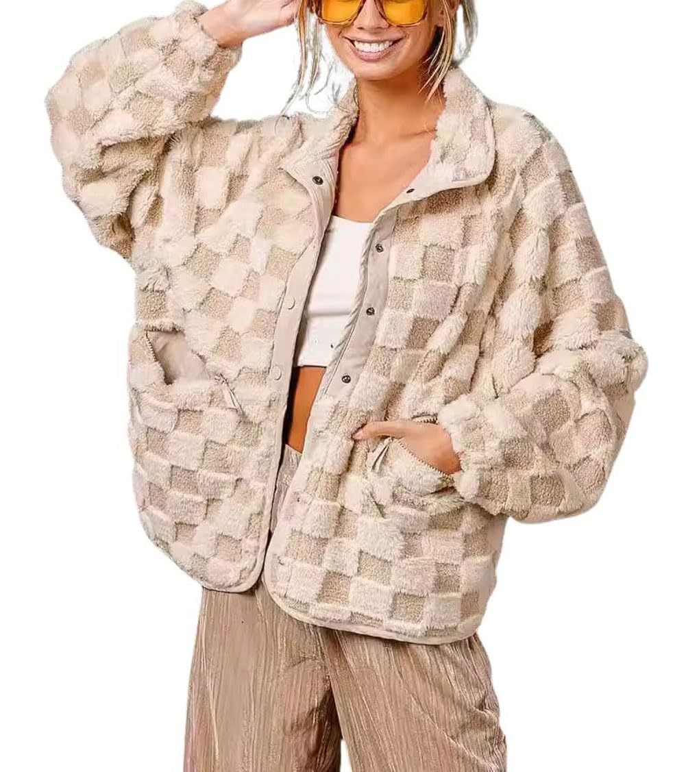 Davin™ Plaid Sherpa Jacket