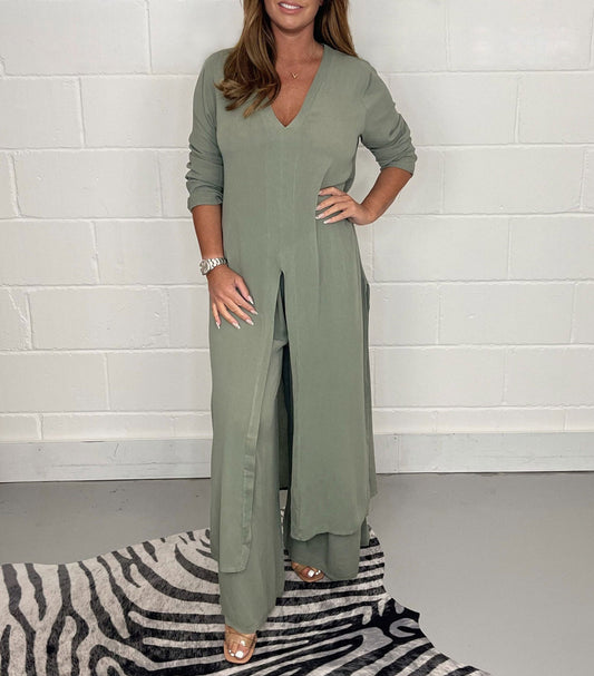 Casual Longline Co-Ord Set