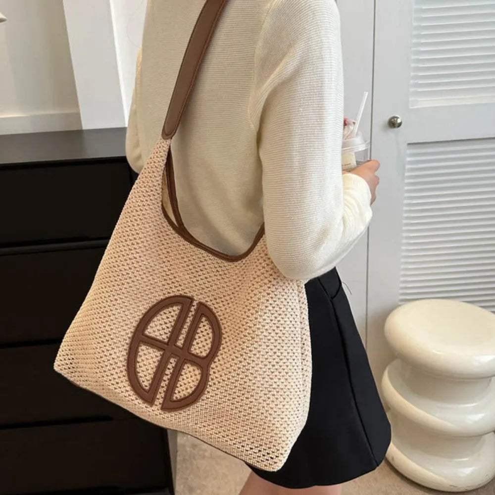 Retro Straw Bag