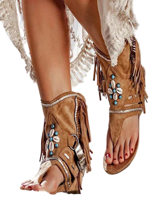 Fringe Boho Sandals