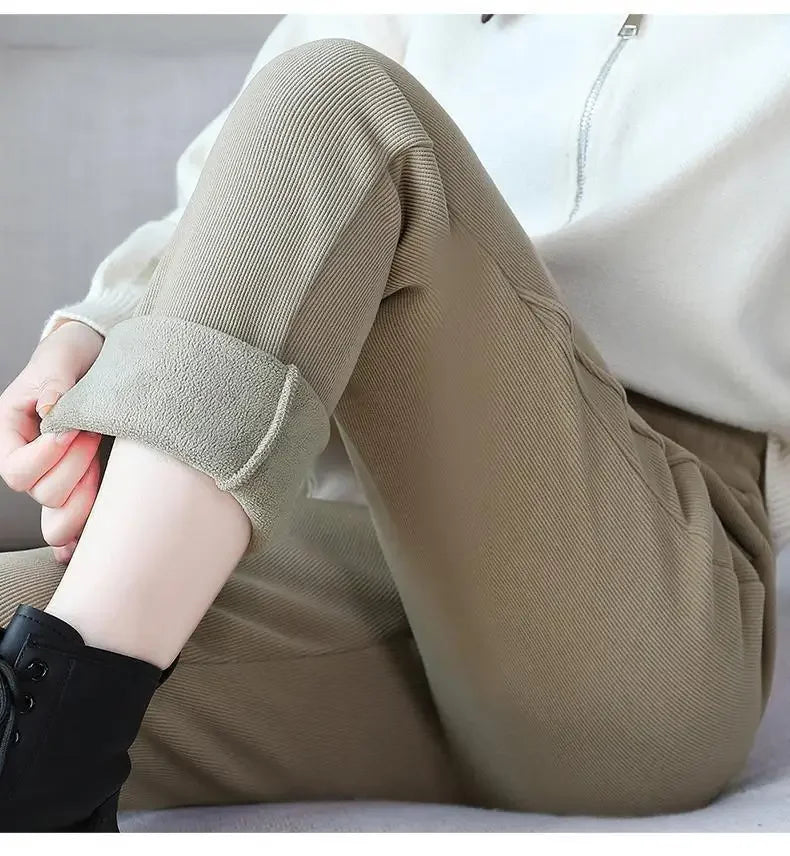 Women’s High-Waist Thermal Trousers