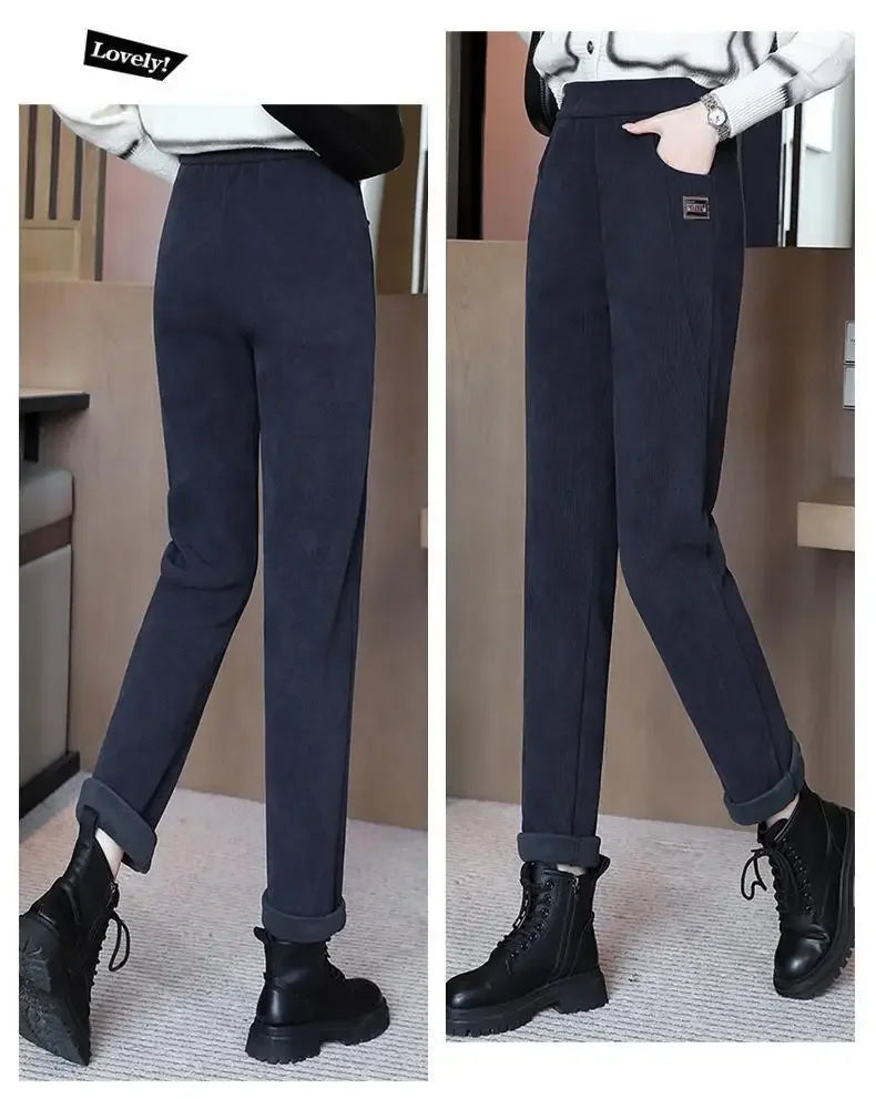 Women’s High-Waist Thermal Trousers
