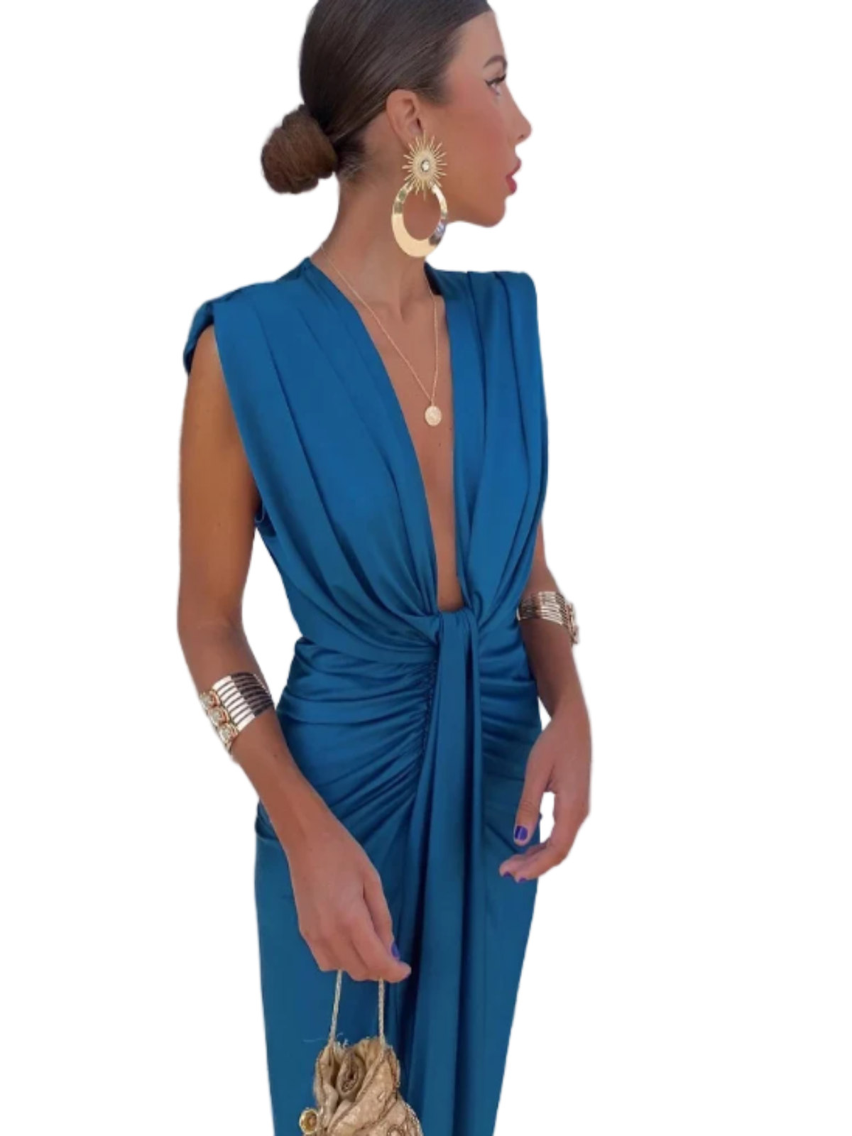 Seraphina-Elegant Pleated Dress