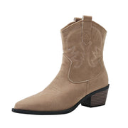 Daphne™ Western Cowboy Ankle Boots Davin Luxe
