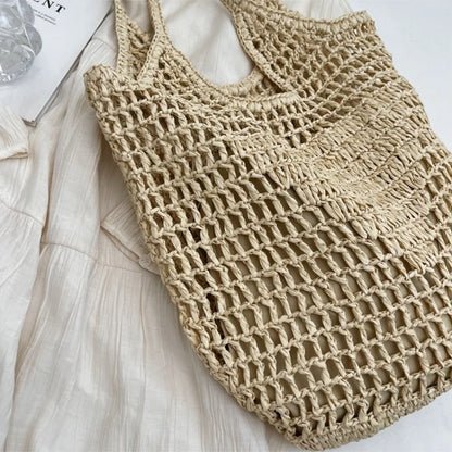 Jemima - Ladies rattan tote bag