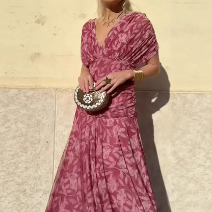 Laluna® | Elegant Dress With V-Neckline