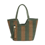 Leisure Straw Woven Carrier Bag