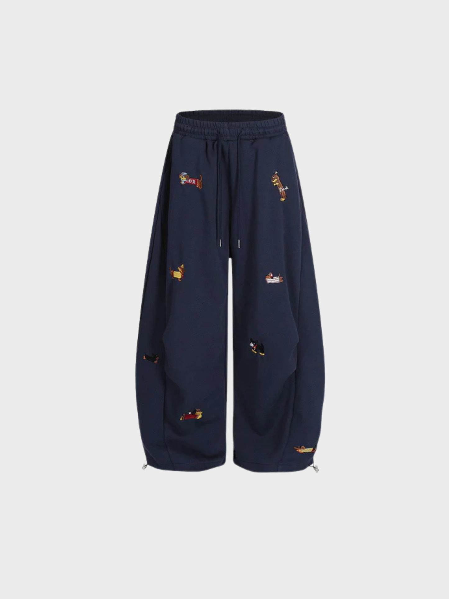 Amalfi® Embroidered Pup Barrel Sweatpants