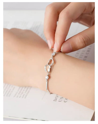 Mother & Daughter Hearts Bracelet - Attracting The Eyes And Pairing Hearts | Low Stock - Perfect Jewellery Gifts