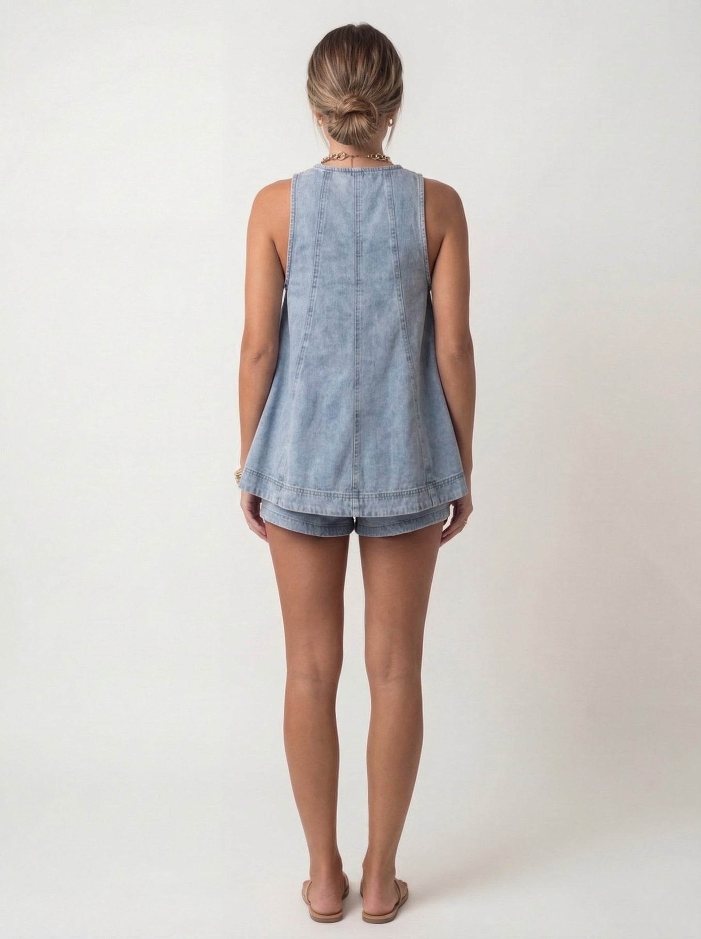 Denim 2 Piece Set