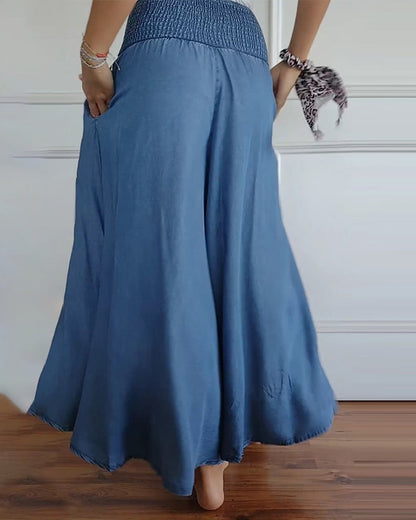 Oriantha - Pants with Elastic Waist