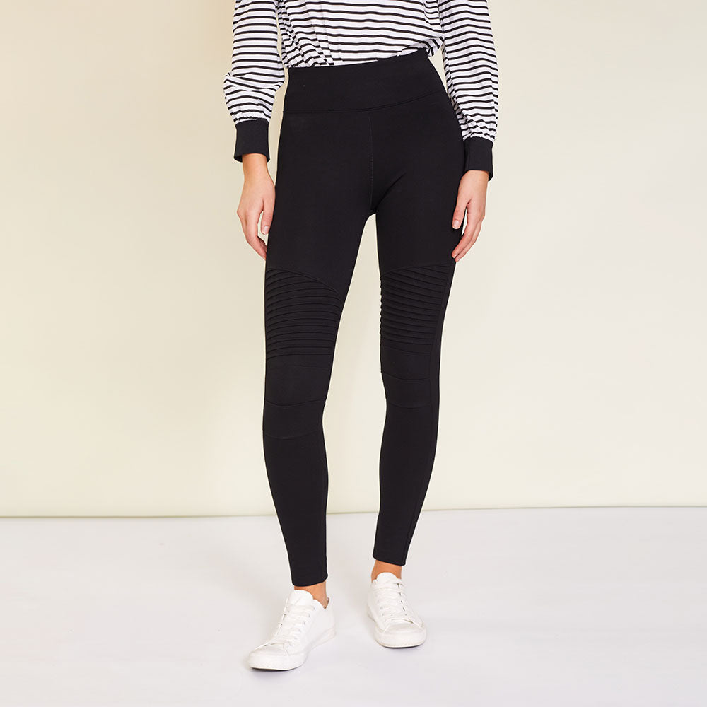 Jade Biker Spandex Legging (Black)
