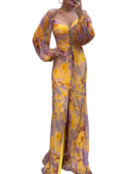 Gisselle - Elegant V-Neck Dress