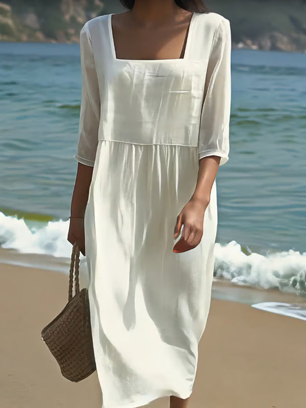 Stella – Casual Linen Dress