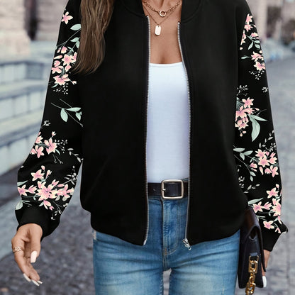 Kessia™ The Blooming Bomber Jacket Davin lUXE