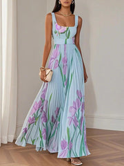 Revina™ Elegant Floral Maxi Dress My Store