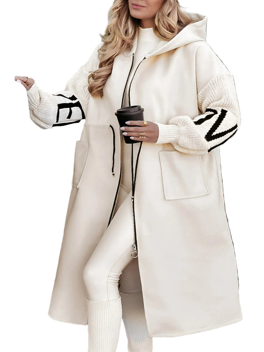 Leona™ Hooded Patchwork Jacket Davin lUXE