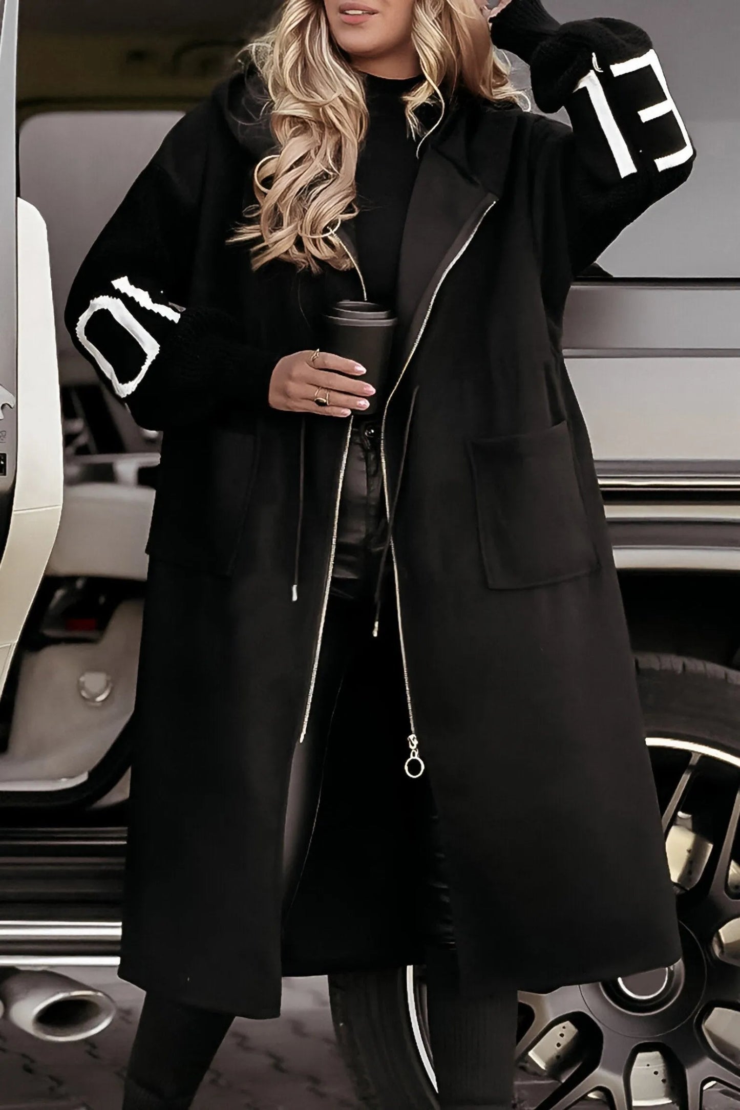 Leona™ Hooded Patchwork Jacket Davin lUXE