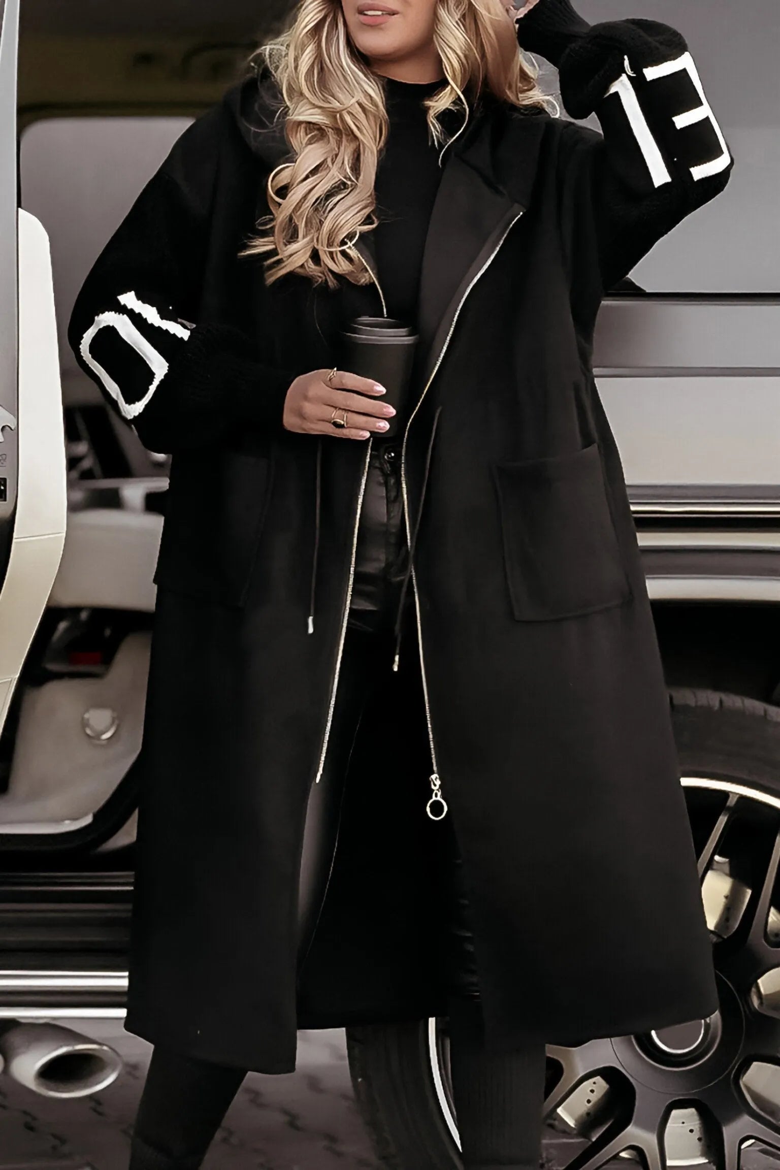 Leona™ Hooded Patchwork Jacket Davin lUXE