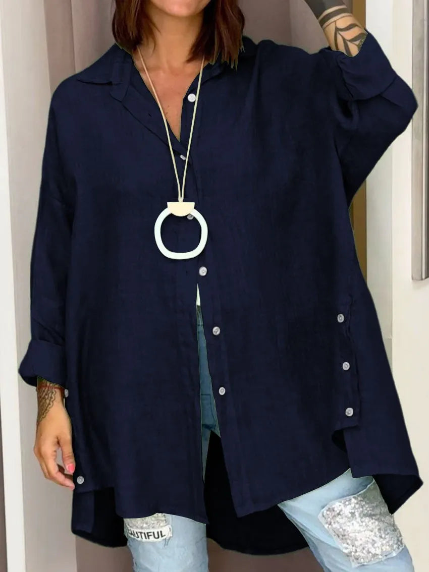 Callirra - Oversized Button Shirt