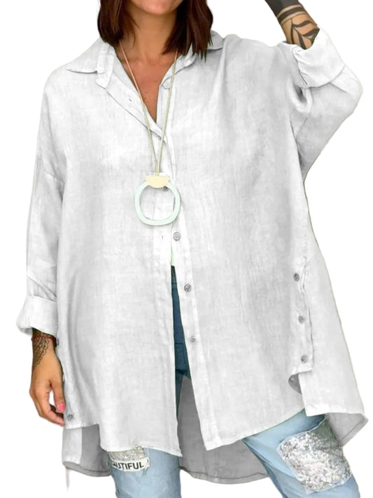 Callirra - Oversized Button Shirt