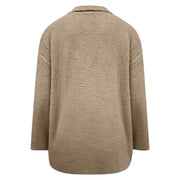 Cozy Button-Up Coat Davin lUXE