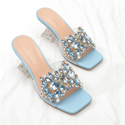 Francesca Jewel Heel pair view