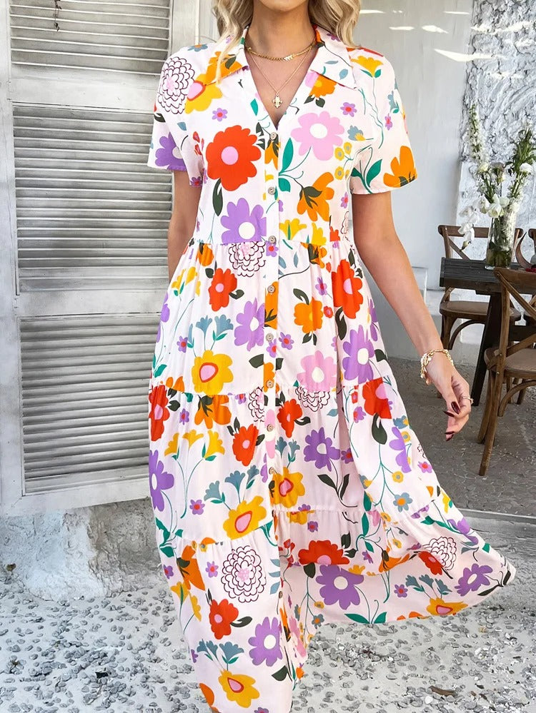 Holiday Harmony Geo Dress