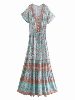 Vintage Boho Maxi Dress
