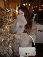 Grace Faux Fur Coat Davin luxe