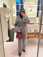 Grace Faux Fur Coat Davin luxe