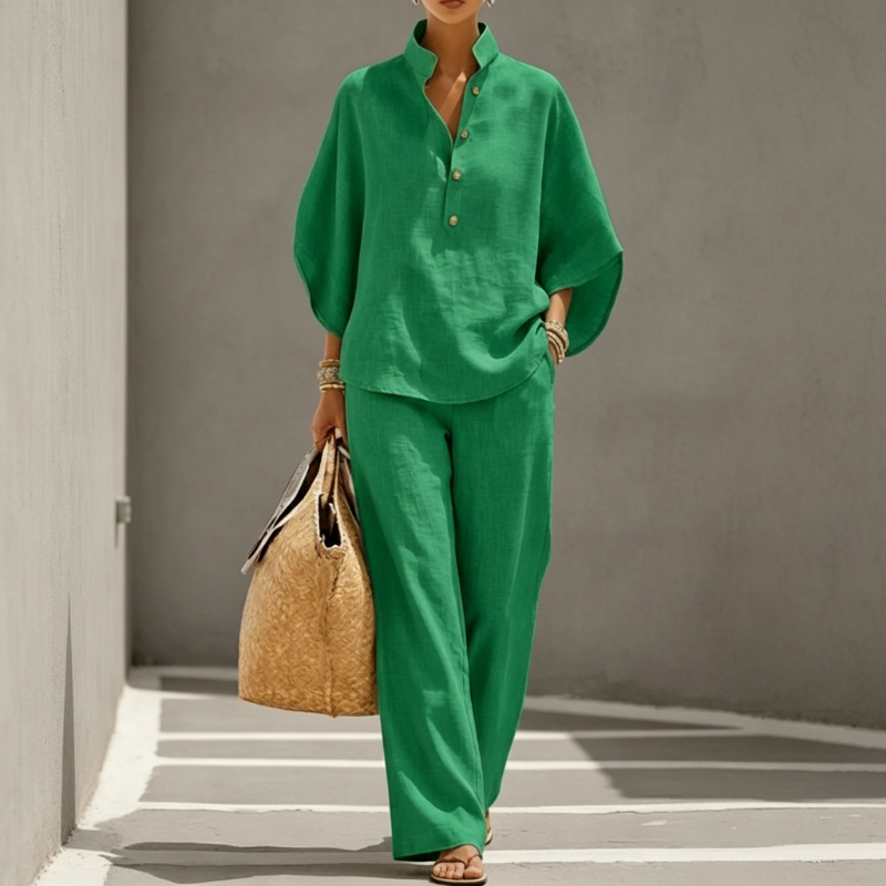 Victoria Co-ord Set trouser detail
