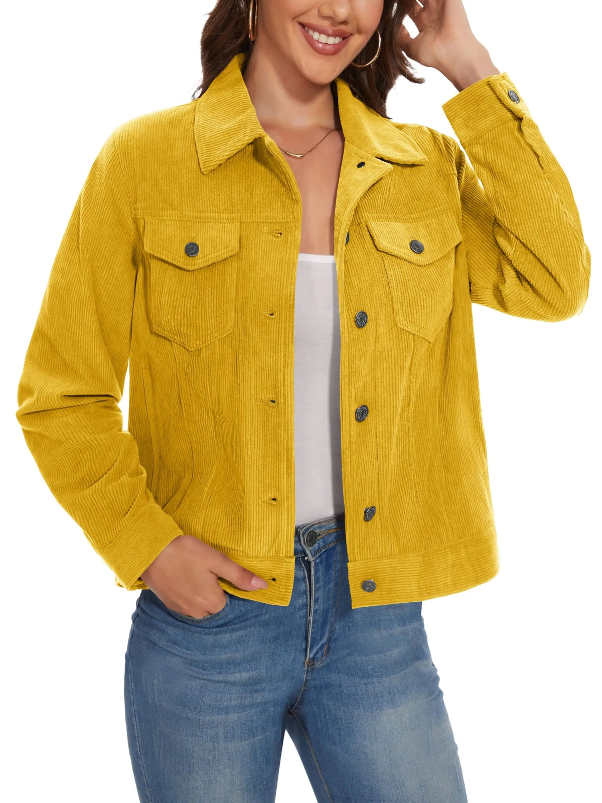 Corduroy Jacket Everglade Davin luxe